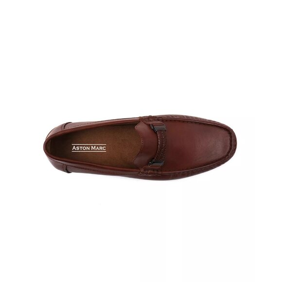 ASTON MARC Men\'s Madrid Comfort Driver Slip-On Loafers Red NIB Size 10M main image 7